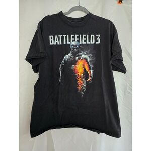 Battlefield 3 Mens XL Black Graphic T‎ Shirt DICE Licensed OuterStuff